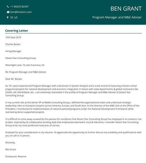 Cover Letter Builder .